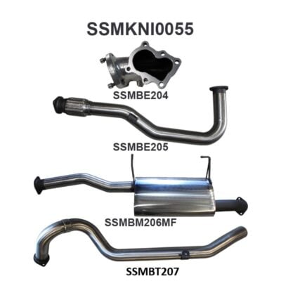 Nissan Patrol GU TD4.2 Wagon With Centre Muffler & Tail (SSMKNI0055)