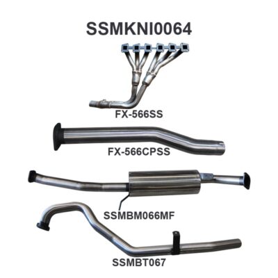 Nissan Patrol GQ 4.2L Extractors & 2.5in System (SSMKNI0064)