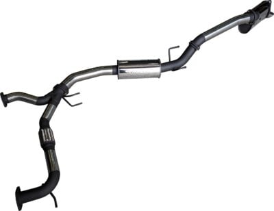 Patrol Y62 V8 5.6L Wagon 3in Catback Medium Noise With Small Centre Muffler (SSMKNI0108)