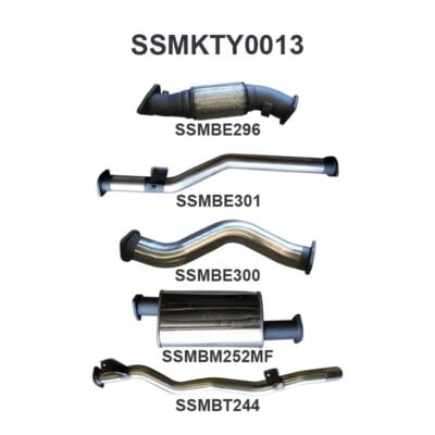 Toyota Landcruiser VDJ79 V8 D/Cab Ute 3in NO Cat With Muffler (SSMKTY0013)
