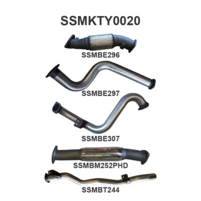 Toyota Landcruiser VDJ78 V8 Troop Carrier 3in NO Cat With Hotdog (SSMKTY0020)
