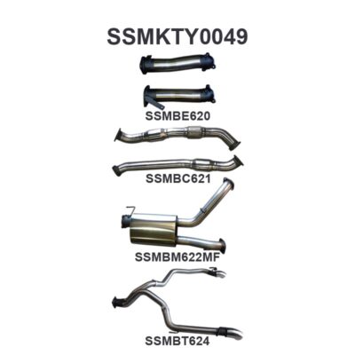 Toyota Landcruiser VDJ200 3in Dual With Cat & Muffler, Exit L & R