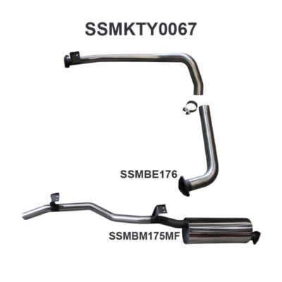 Toyota Landcruiser HZJ75, 78 2.5in off Extractors (SSMKTY0067)