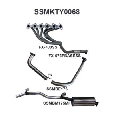 Toyota HZJ75, 78 Landcruiser Extractors & 2.5in (SSMKTY0068)