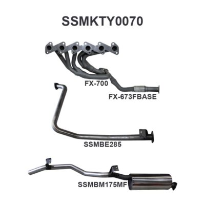 Toyota Landcruiser HZJ79 Extractors & 2.5in Full System (SSMKTY0070)
