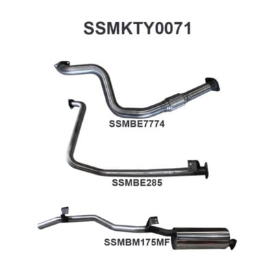 Toyota Landcruiser HZJ79 2.5in off Manifold (SSMKTY0071)