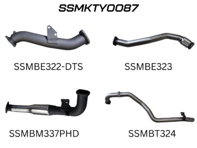 Toyota Landcruiser HZJ105 DTS Turbo 3in Turbo Back with Hotdog (SSMKTY0087)