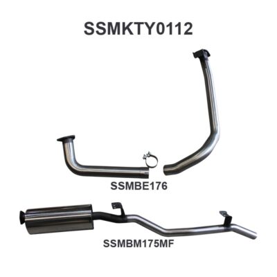Toyota Landcruiser FZJ75, 78 2.5in off Extractors (SSMKTY0112)