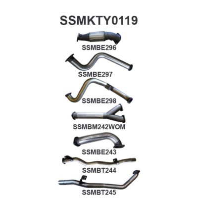 Toyota Landcruiser VDJ79 Single Cab Twin 3in WOM No Cat (SSMKTY0119)