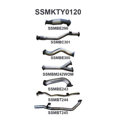 Toyota Landcruiser VDJ79 Dual Cab Twin 3in WOM With Cat (SSMKTY0120)