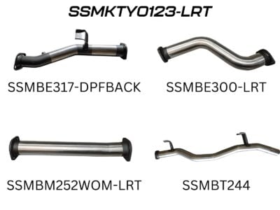 VDJ79 Single & Dual Cab Ute 3in DPF Back WOM, to suit TLC79SCA LRA 90L Auxiliary Long Range Tank