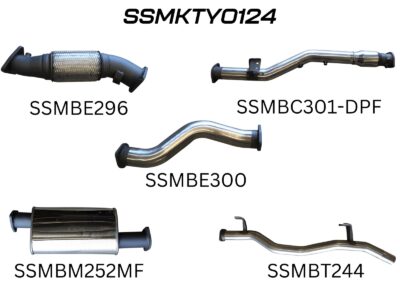 Toyota Landcruiser VDJ79 DPF V8 Ute 3in With Cat & Muffler