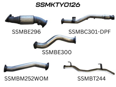 Toyota Landcruiser VDJ79 V8 Ute 3in With Cat & WOM DPF (SSMKTY0126)