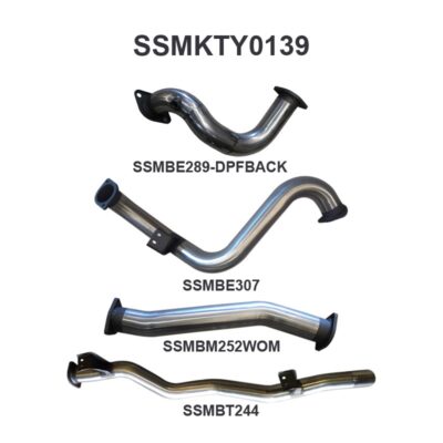 Toyota Landcruiser VDJ78 V8 Troop Carrier DPF Back 3in (SSMKTY0139)