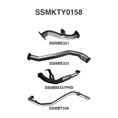 Toyota Landcruiser HDJ80 1HD Wagon 3in From Turbo Back Hotdog (SSMKTY0158)
