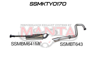 Toyota Landcruiser FJ Cruiser V6 2.5in Catback (SSMKTY0170)