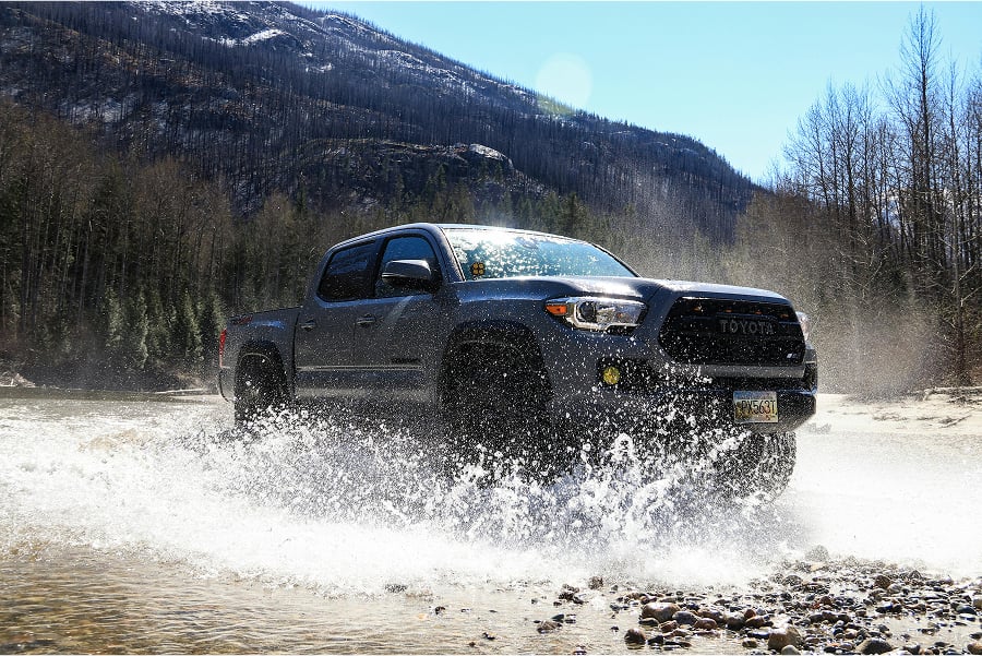 Toyota 4WD demonstrating the benefits of diesel performance tuning and ECU remapping for improved off-road capability and engine efficiency.