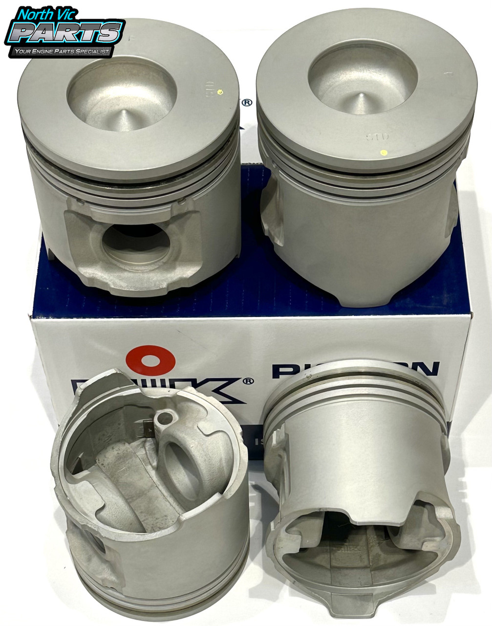 TIK Piston Set With Alfin & Oil Cooling | Mazda TM North Vic Parts TIK Piston Set With Alfin & Oil Cooling | Mazda TM