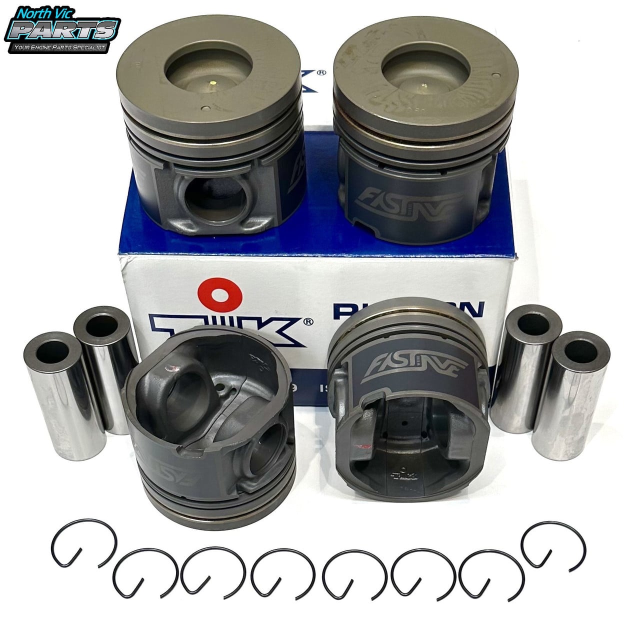 FAST Turbo Piston Set | Ceramic Coated | Nissan ZD30DI 3.0Lt North Vic Parts FAST Turbo Piston Set | Ceramic Coated | Nissan ZD30DI 3.0Lt