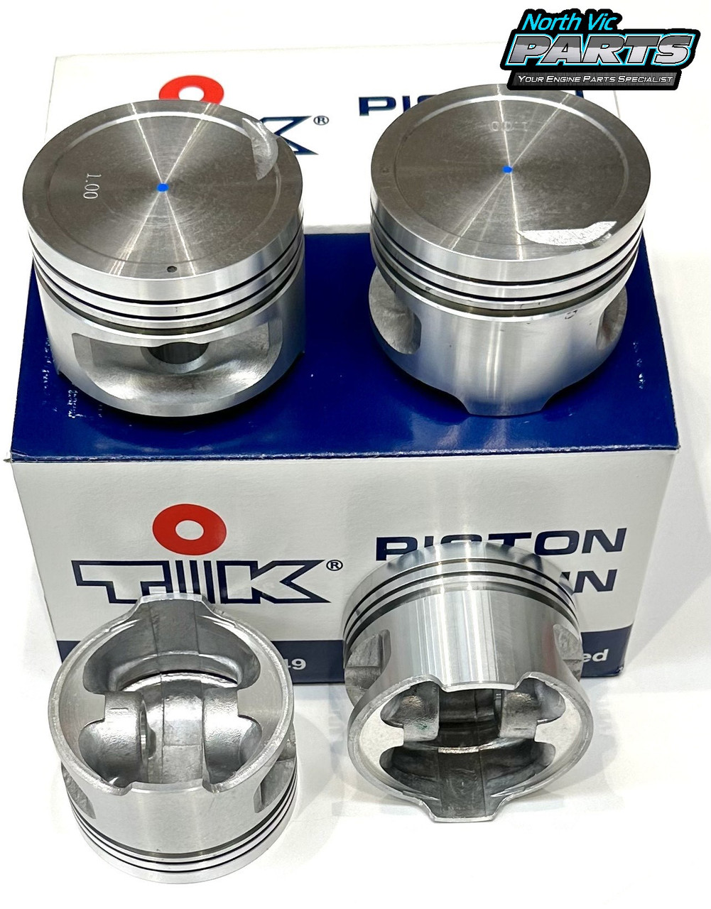 TIK Piston Set | Hyundai G4EK North Vic Parts TIK Piston Set | Hyundai G4EK