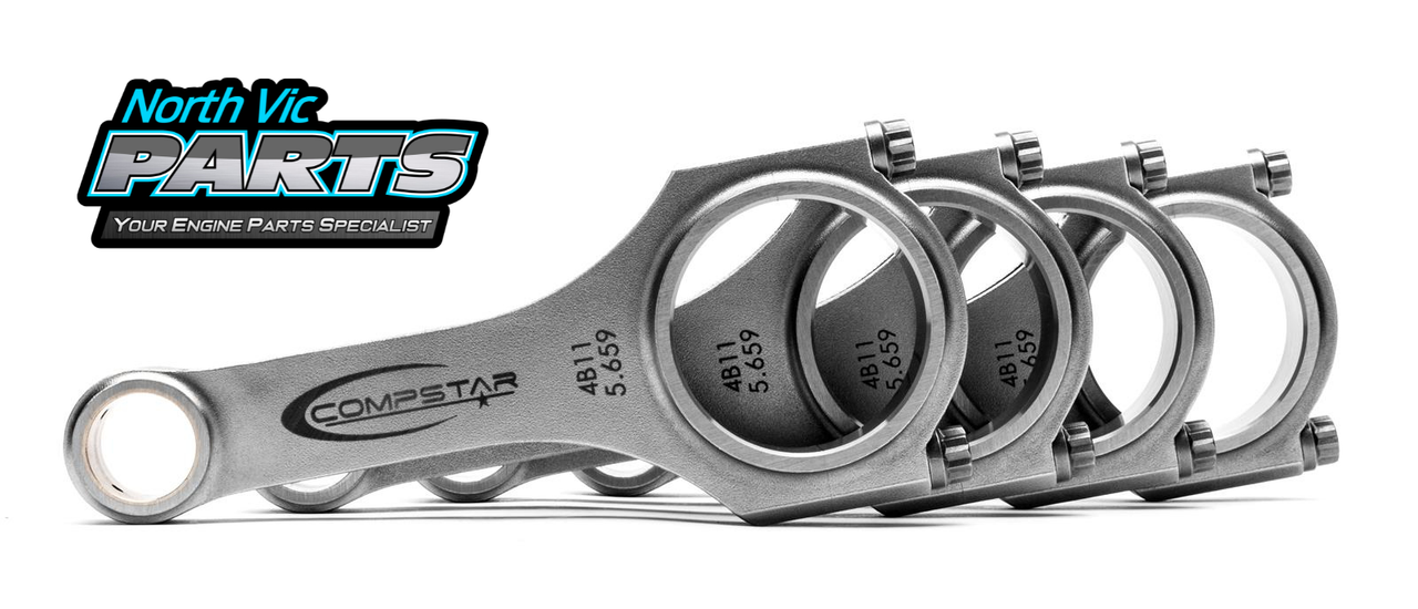 Callies Compstar H Beam Conrod Set | ARP2000 Bolts | 6.2 Long | 2.0 Jornal | Holden LS North Vic Parts Callies Compstar H Beam Conrod Set | ARP2000 Bolts | 6.2 Long | 2.0 Jornal | Holden LS
