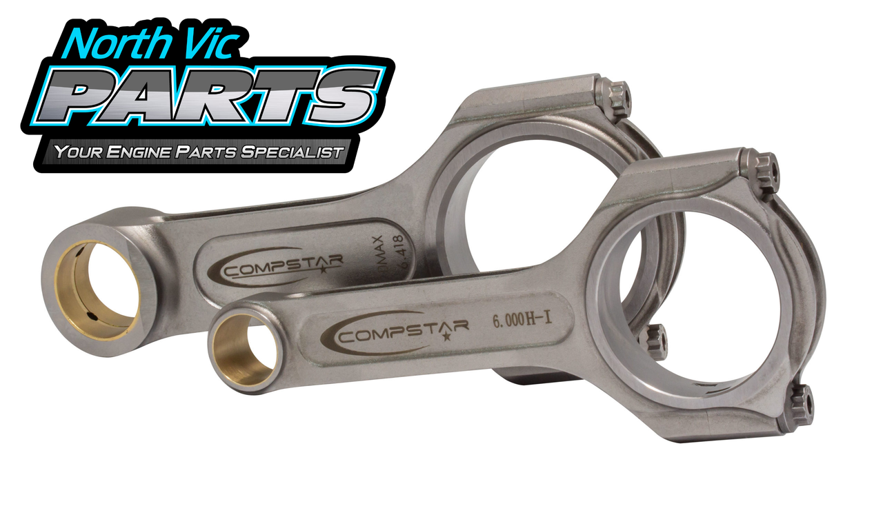 Callies Compstar Extreme H Beam Conrod Set | 6.125 Long | Holden LS North Vic Parts Callies Compstar Extreme H Beam Conrod Set | 6.125 Long | Holden LS