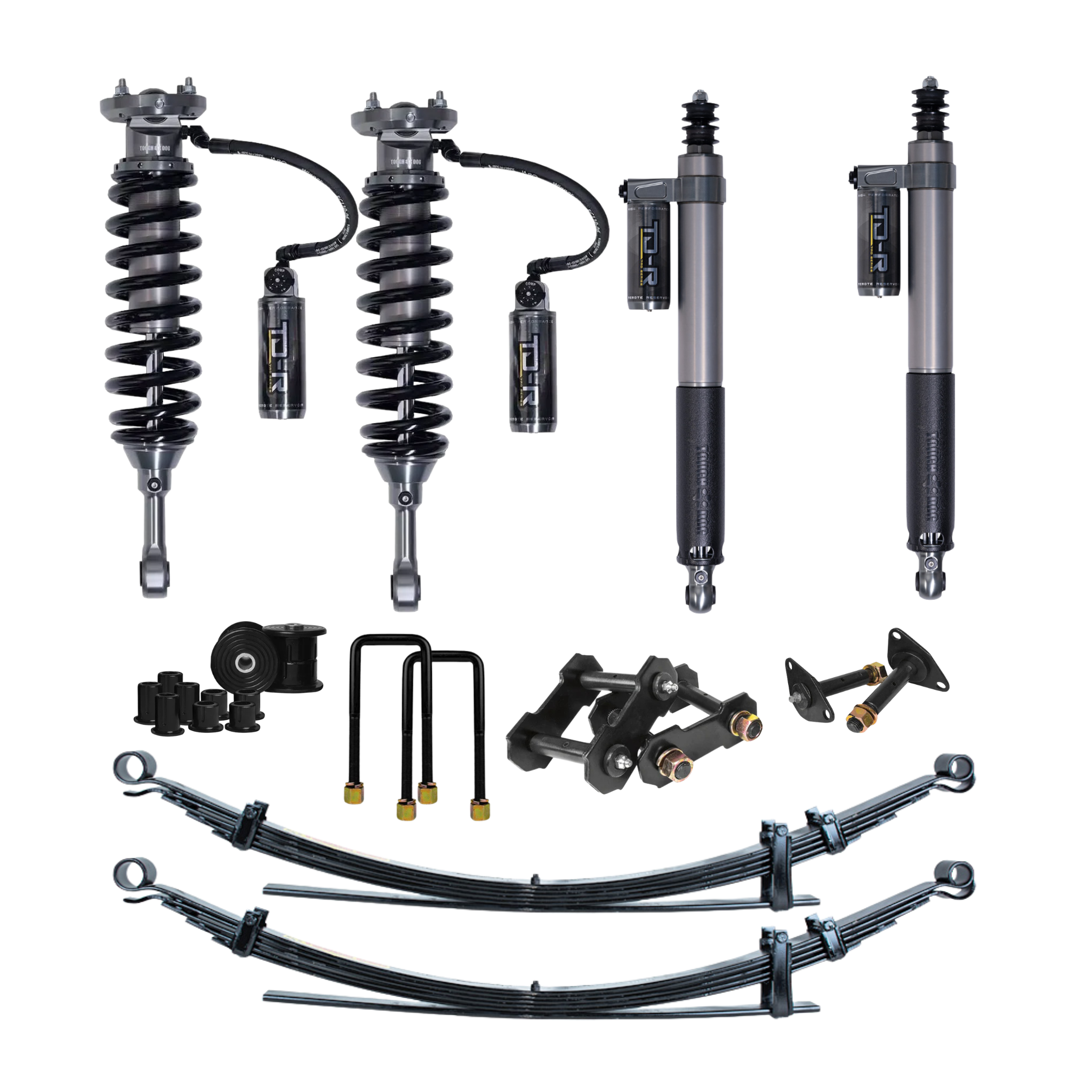 Tough Dog 45mm Lift Kit for Ford Ranger P703 2L (07/2022 on) Remote Res (No Acc (Remote Res) / 0-300kg up to 45mm Lift (Remote Res))