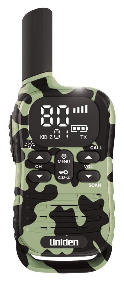 Uniden UH45 CG Max 80-Channel UHF Handheld Radio Camo Green