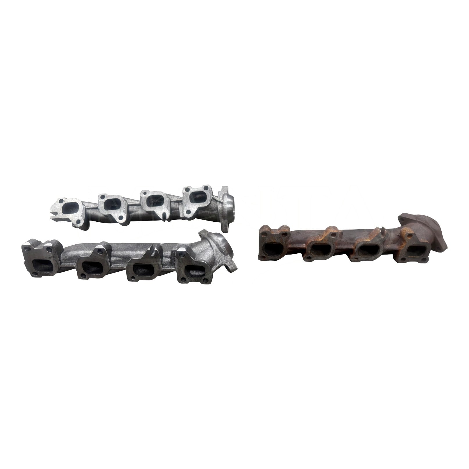 RAM 1500 V8 Hemi, DS Model Only, Left & Right Cast Std Manifold Replacements Inc Fitting Kit