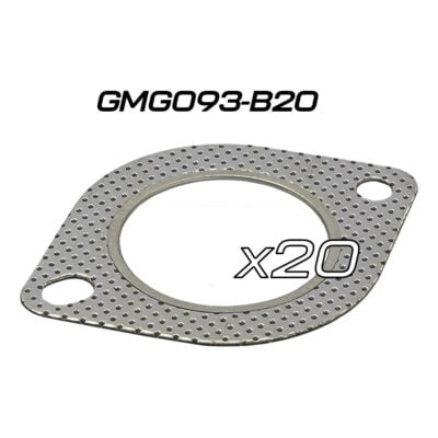 (Pack 20) Universal 2 Bolt Gasket 2 1/2in Centre 105mm Bolt Centres