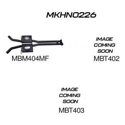 HSV VZ Maloo 2.5in Dual Catback Muffler/Tail Pipes