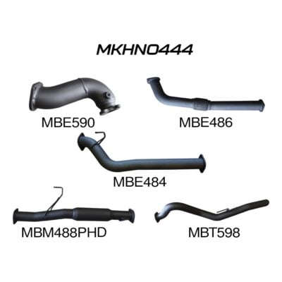 Holden Colorado RC 3.0L 10 - 12 LWB Without Cat & With Hotdog (MKHN0444)