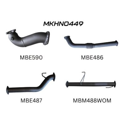 Holden Colorado RC 3.0L 10 - 12 SWB Without Cat & Without Muffler