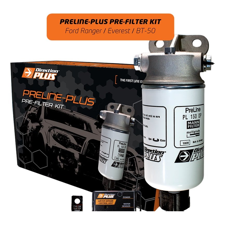 Preline Plus Pre Filter Kit w/ Water sensor to suit Ranger / Everest / BT-50 (PL661DPK)