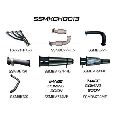 Chevrolet Silverado 1500 ZR2 6.2L V8 Full Exhaust With HPC Coated Extractors, Cats Twin 3in Cat Back