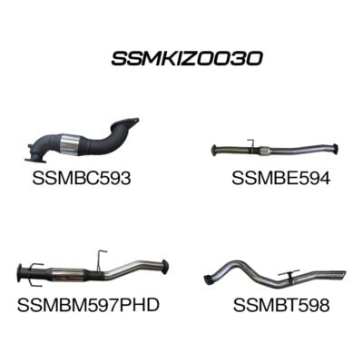 Isuzu D-Max June 2012 - Jan 2017 3.0L With Cat & Hotdog (SSMKIZ0030)