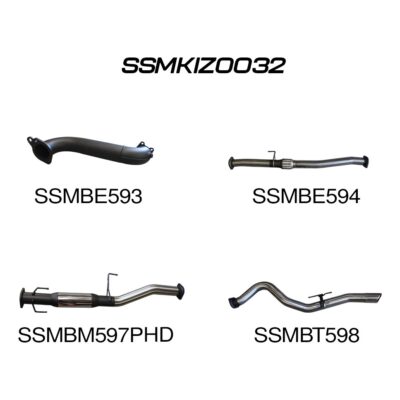 Isuzu D-Max June 2012 - Jan 2017 3.0L Without Cat & With Hotdog (SSMKIZ0032)