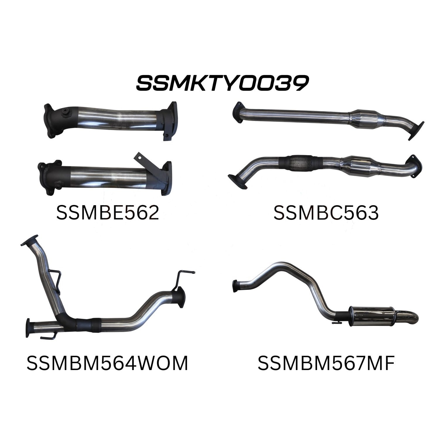 Toyota Landcruiser VDJ200 2 1/2in Dual with Cats into 3in Rear Muffler with 4in Dump Tip