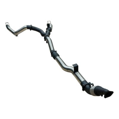 Landcruiser VDJ79 V8 4.5L TD, Dual Cab Ute 2012-2016, (Without DPF) 4in Dual With Cat & No Muffler
