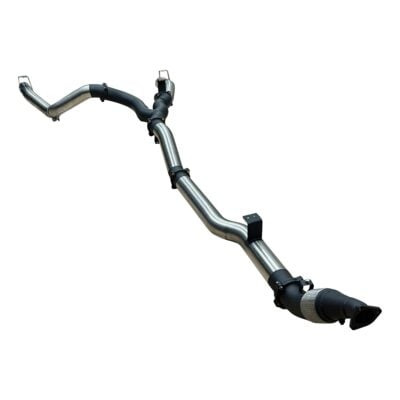 Landcruiser VDJ79 V8 4.5L TD, Dual Cab Ute 2012-2016, (Without DPF) 4in Dual No Cat & No Muffler
